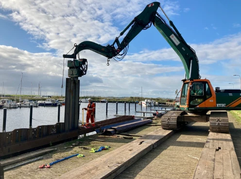U-Type Sheet Pile Driving Methods: Vibration, Impact & Press-in