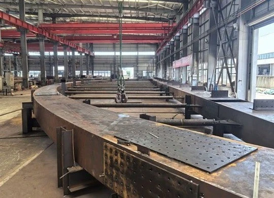 Steel box girder beams Steel box girder beams