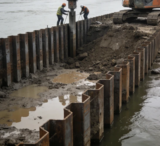 U-type steel sheet piles U-type steel sheet piles