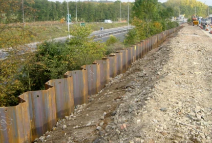 Z-type steel sheet pile Z-type steel sheet pile