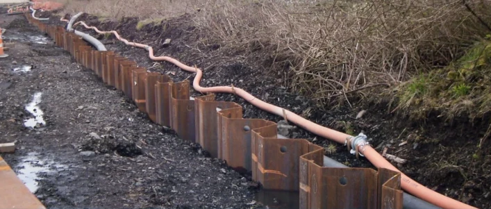 Z-type steel sheet pile Z-type steel sheet pile