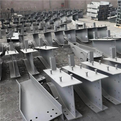 Structural Steel Walkway Crossbeam For Railway Bridge